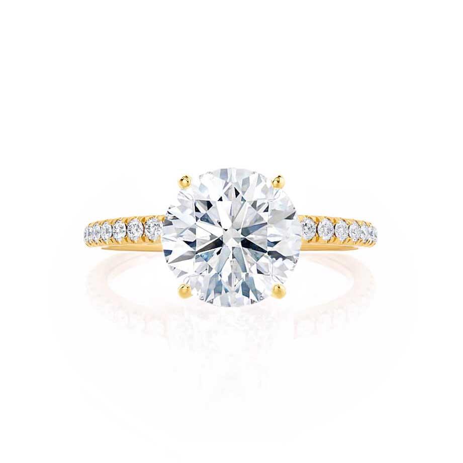 
                  
                    1.0 CT Round Shaped Moissanite Solitaire Engagement Ring 4
                  
                