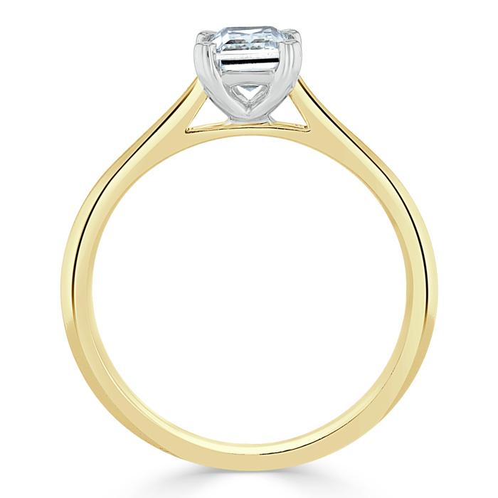 
                  
                    1.0 CT Emerald Cut Moissanite Solitaire Engagement Ring 6
                  
                
