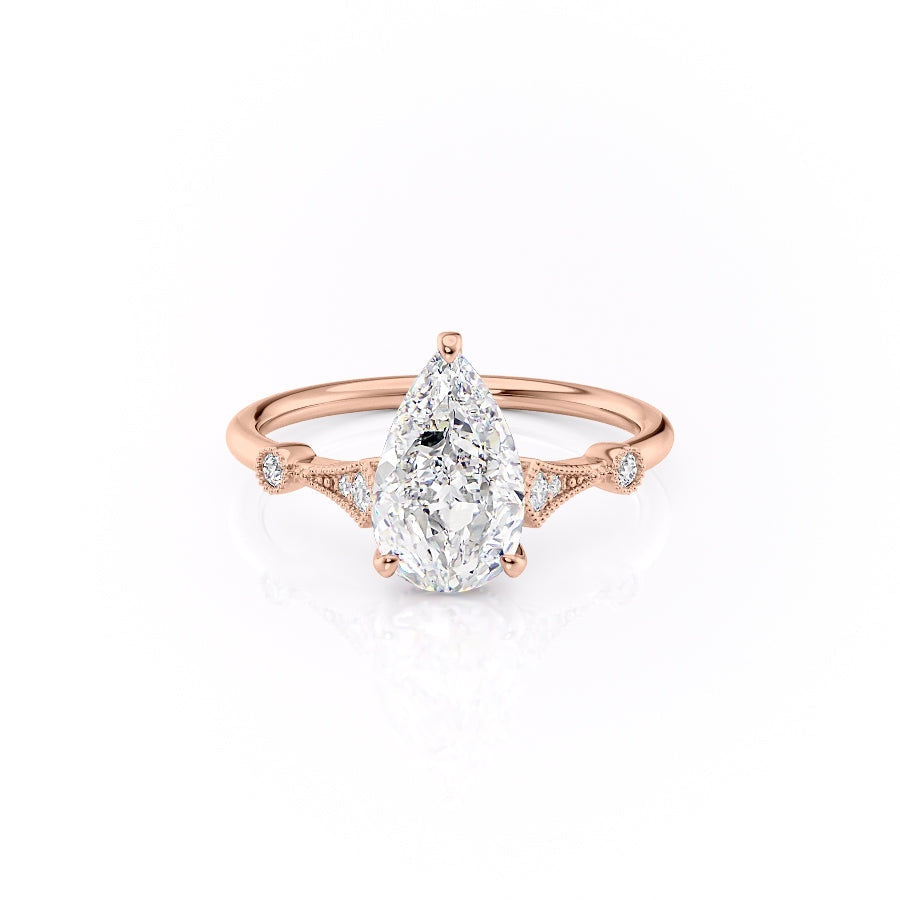 
                  
                    2.0 CT Pear Cut Solitaire Moissanite Engagement Ring. 7
                  
                