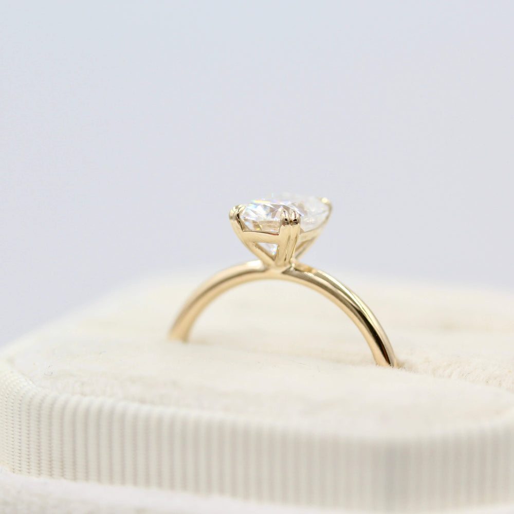 
                  
                    1.22 CT Elongated Cushion Solitaire Moissanite Engagement Ring 4
                  
                