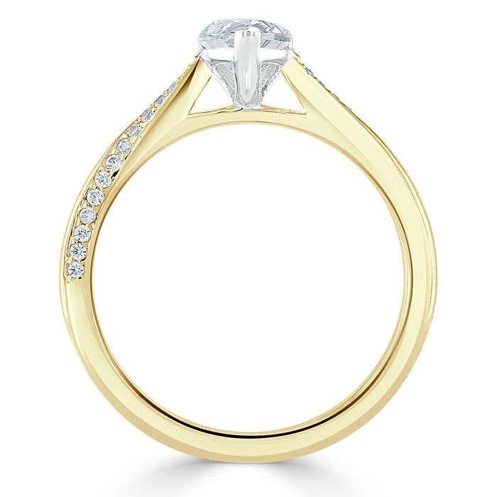 
                  
                    0.75 CT Pear Cut Solitaire Moissanite Engagement Ring 6
                  
                