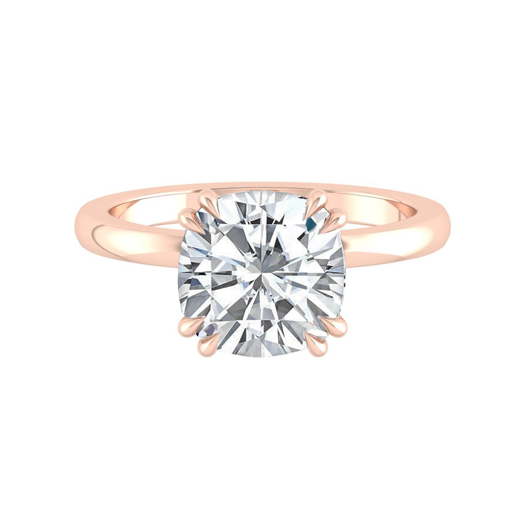 
                  
                    2.0 CT Cushion Cut Solitaire Moissanite Engagement Ring
                  
                
