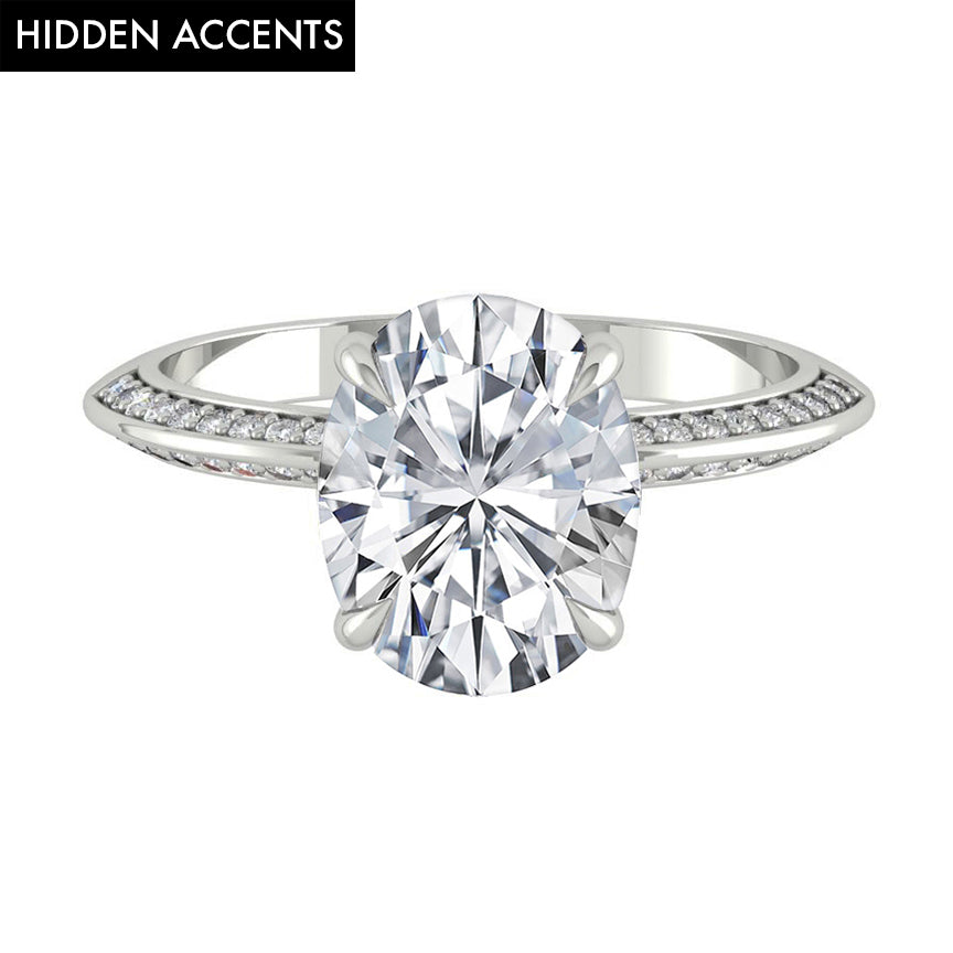 
                  
                    5.18 CT Oval Cut Hidden Halo Moissanite Engagement Ring 13
                  
                