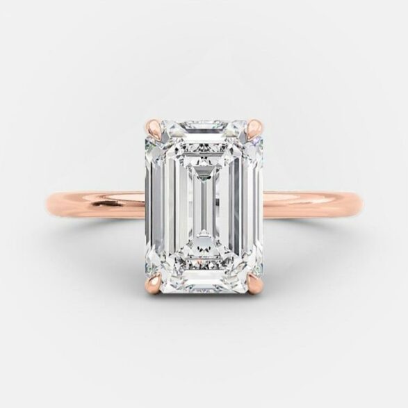 
                  
                    1.6 CT Emerald Cut Solitaire Style Moissanite Engagement Ring 7
                  
                