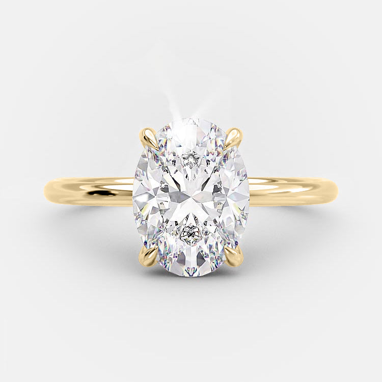 
                  
                    2.1 CT Oval Cut Solitaire Style Moissanite Engagement Ring
                  
                