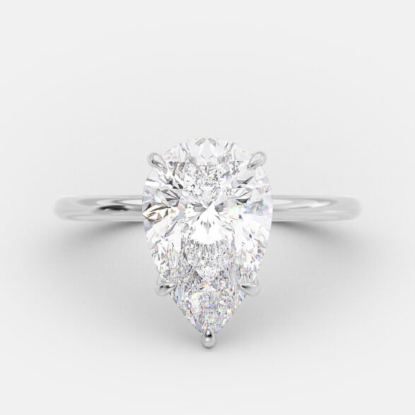 
                  
                    3.10 CT Pear Cut Solitaire Style Moissanite Engagement Ring 4
                  
                