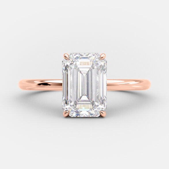
                  
                    3.17  CT Emerald Cut Solitaire Style Moissanite Engagement Ring 6
                  
                