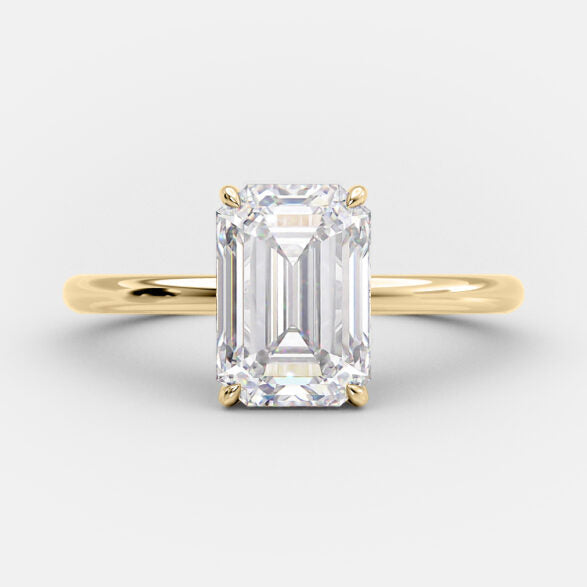 
                  
                    3.17  CT Emerald Cut Solitaire Style Moissanite Engagement Ring 5
                  
                