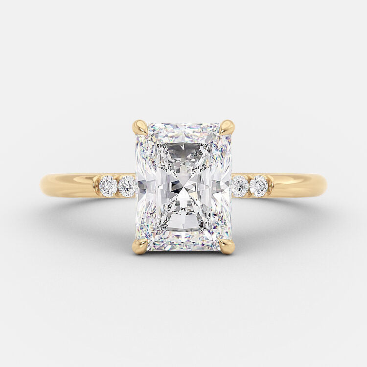 
                  
                    2.43 CT Radiant Cut Solitaire Style Moissanite Engagement Ring 6
                  
                