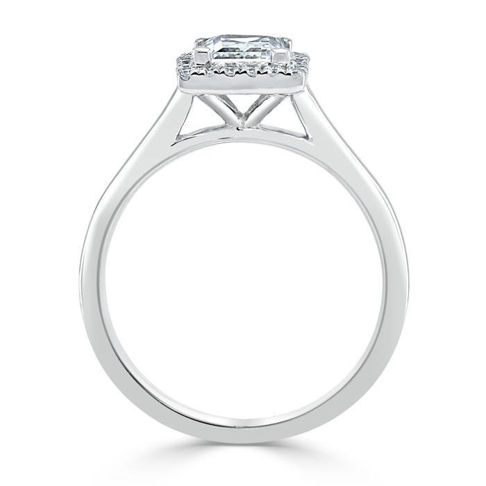 
                  
                    1.0 CT Princess Cut Halo Moissanite Engagement Ring 5
                  
                