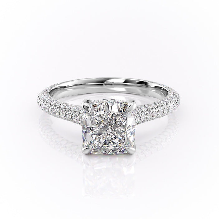 
                  
                    2.54 CT Cushion Cut Pave Setting Moissanite Engagement Ring 10
                  
                