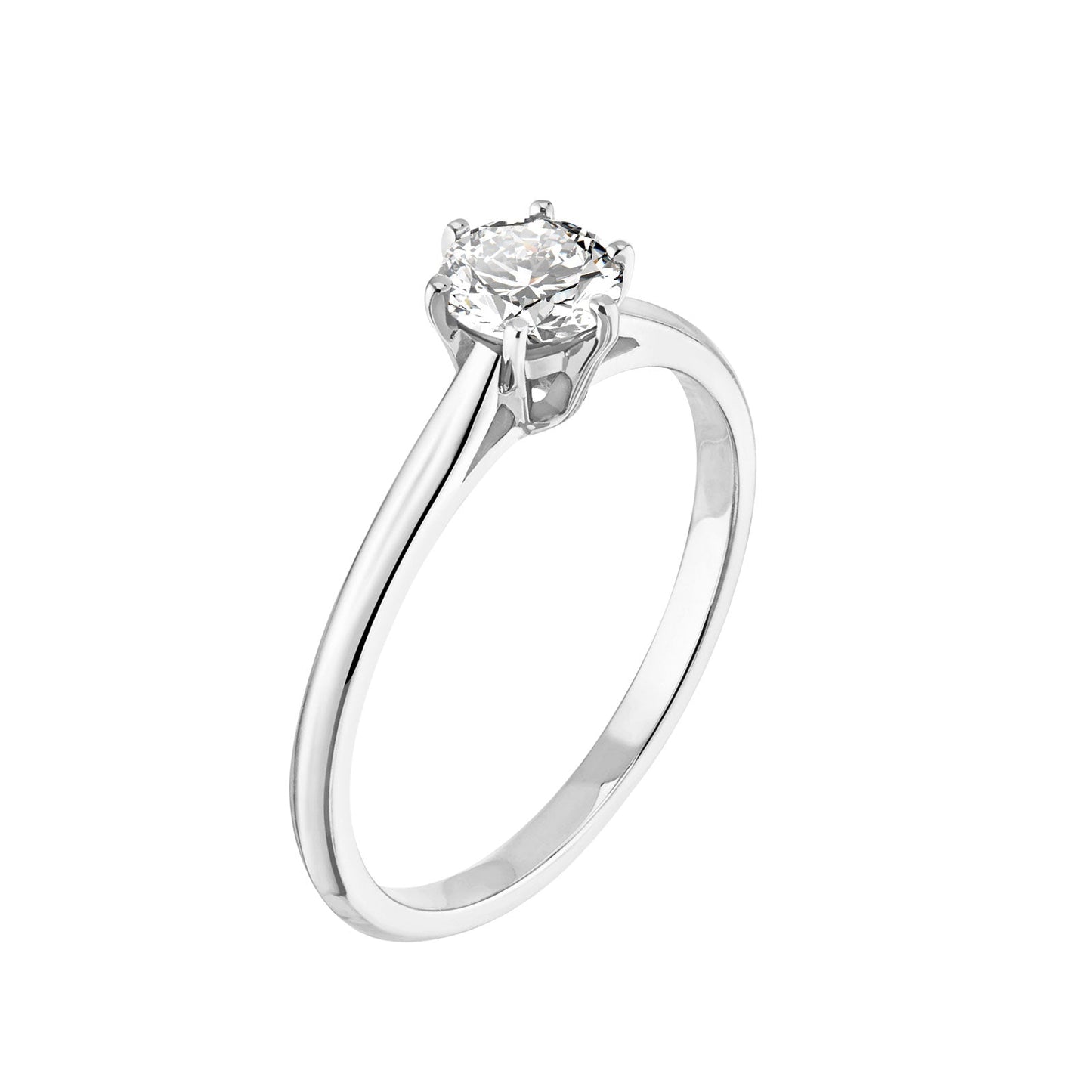 
                  
                    0.50 CT Round Shaped Moissanite Solitaire Engagement Ring 7
                  
                