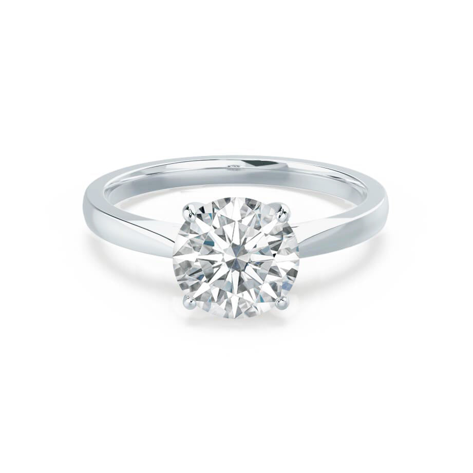 
                  
                    1.20 CT Round Shaped Solitaire Moissanite Engagement Ring 7
                  
                