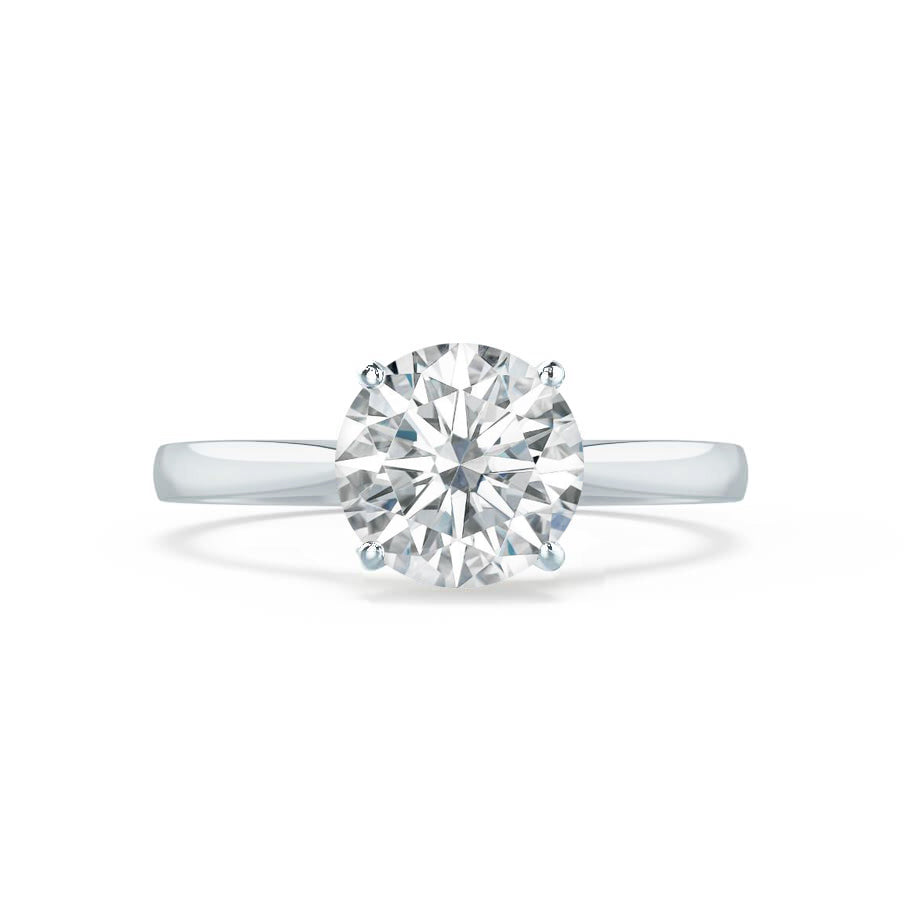 
                  
                    1.20 CT Round Shaped Solitaire Moissanite Engagement Ring 10
                  
                