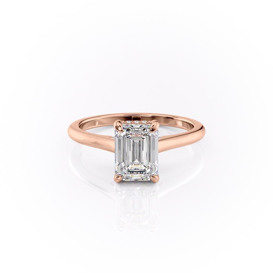 
                  
                    1.91 CT Emerald Cut Solitaire Hidden Halo Setting Moissanite Engagement Ring 12
                  
                