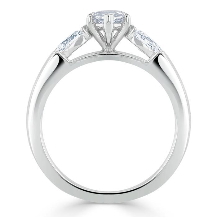 
                  
                    0.75 CT Marquise Cut Three Stone Moissanite Engagement Ring 4
                  
                