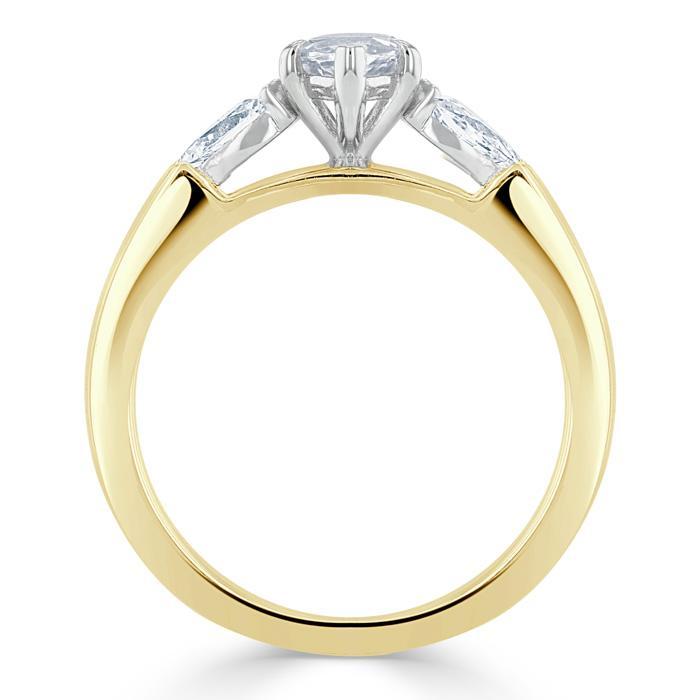 
                  
                    0.75 CT Marquise Cut Three Stone Moissanite Engagement Ring 6
                  
                