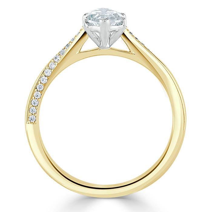 
                  
                    1.0 CT Marquise Cut Solitaire Moissanite Engagement Ring 6
                  
                