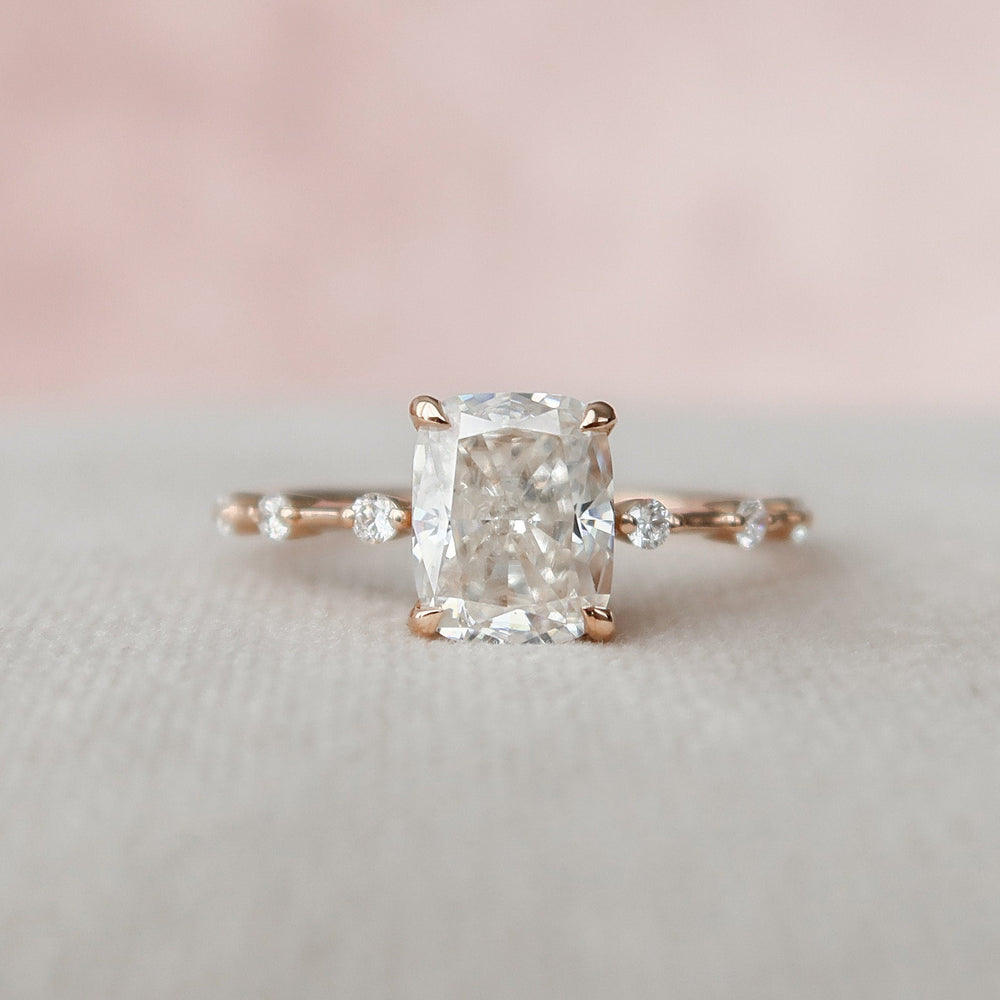 
                  
                    2.0 CT Cushion Dainty Pave Moissanite Engagement Ring
                  
                