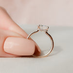 3.0 CT Radiant Pave Hidden Halo Moissanite Engagement Ring 4