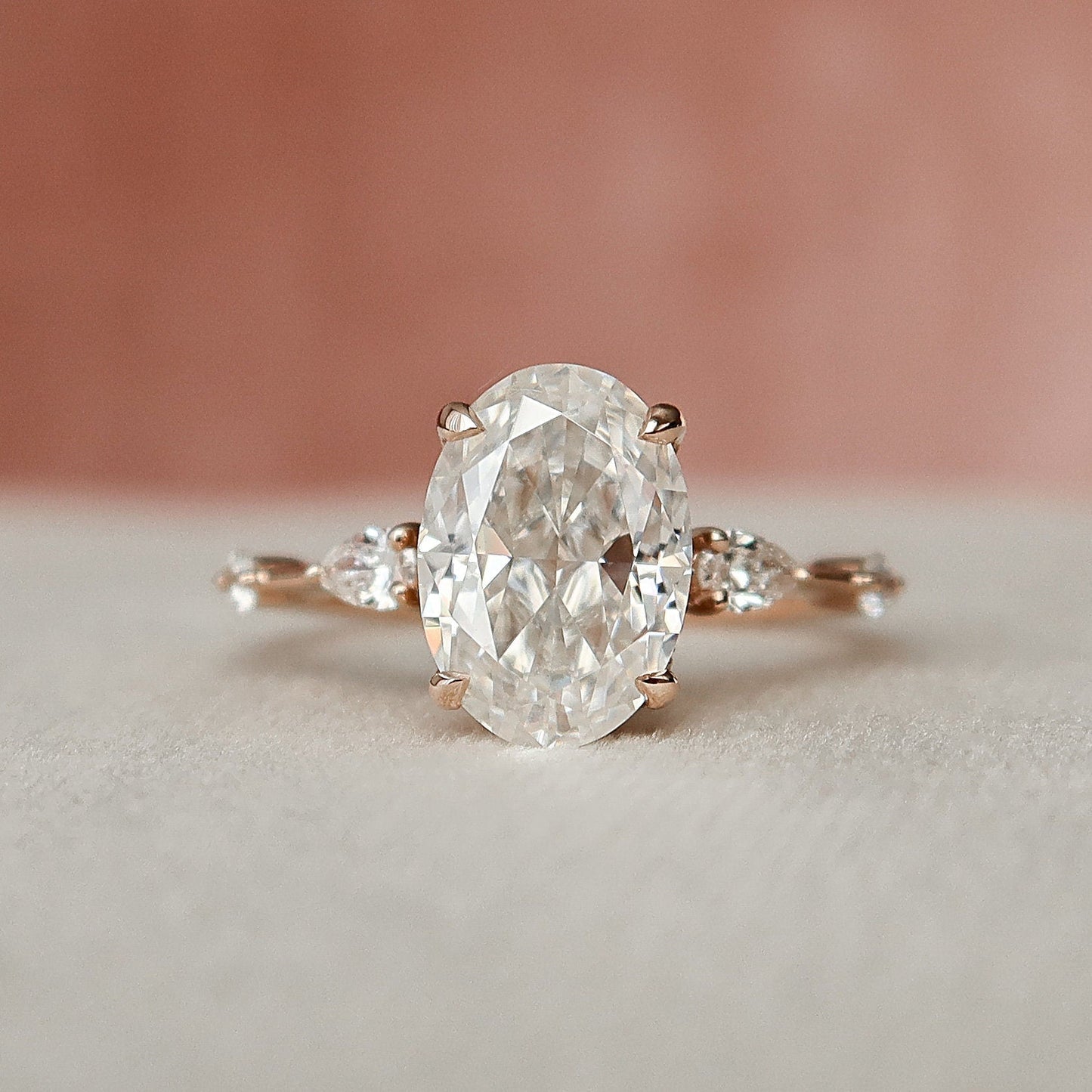 
                  
                    2.0 CT Oval Hidden Halo Moissanite Engagement Ring
                  
                