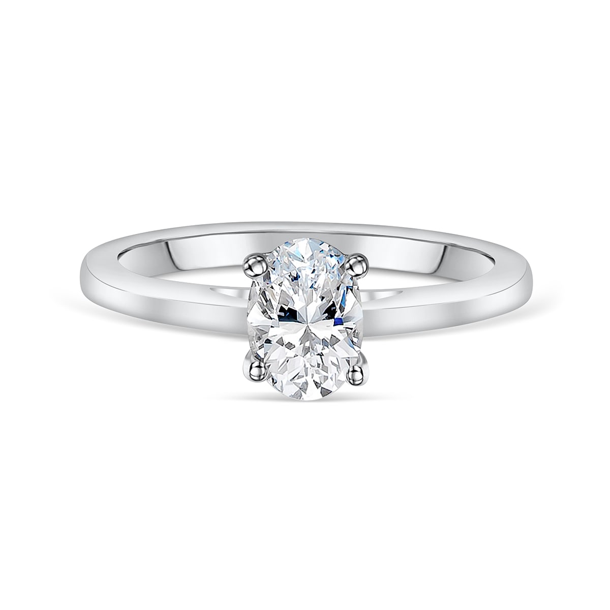 
                  
                    1.33 CT Oval Cut Solitaire Moissanite Engagement Ring
                  
                