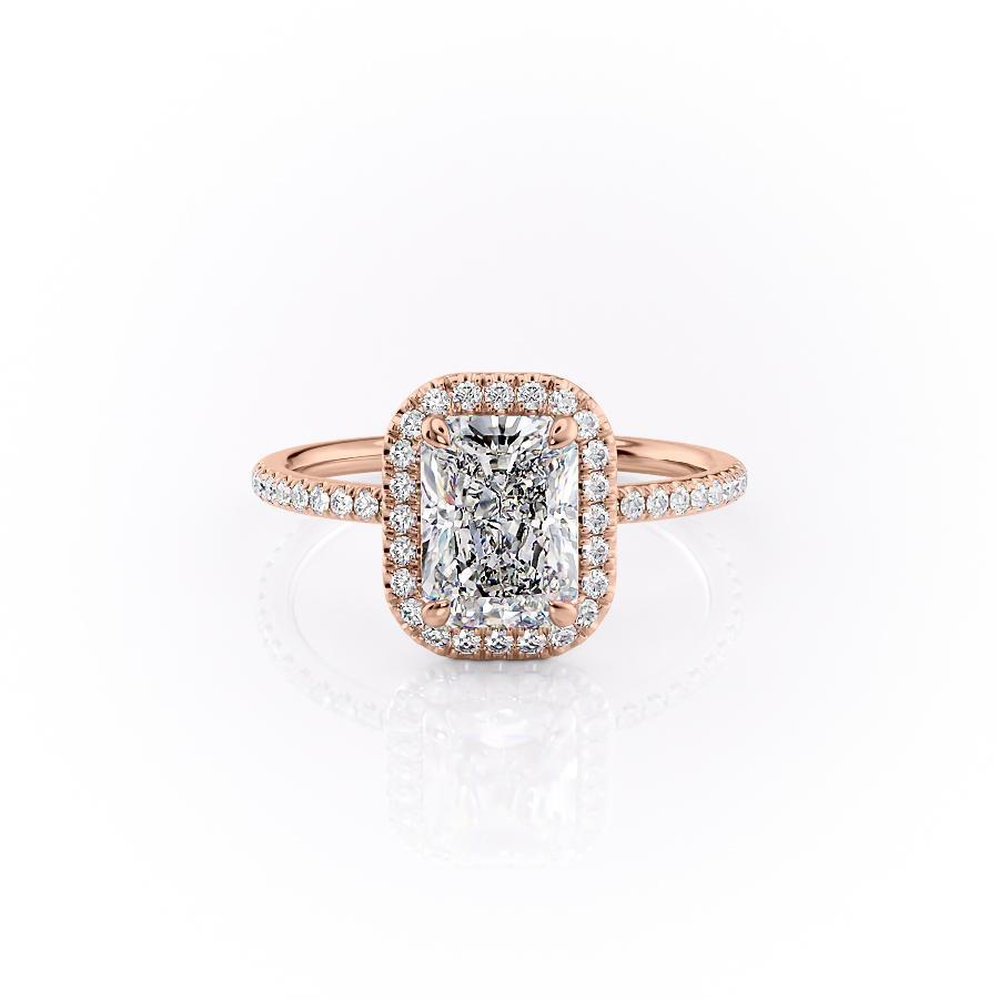 
                  
                    2.10 CT Radiant Cut Halo Style Moissanite Engagement Ring
                  
                