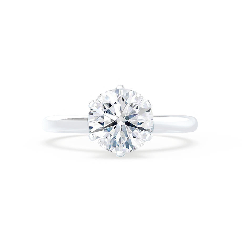 
                  
                    1.50 CT Round Shaped Moissanite Solitaire Style Engagement Ring 9
                  
                